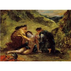 Св.Себастьян и св.Ирина с сопровождающим