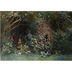 Цветущий сад - Модульная картины, Репродукции, Декоративные панно, Декор стен