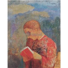 Картина на холсте по фото Модульные картины Печать портретов на холсте Читающий монах