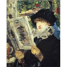Картина на холсте по фото Модульные картины Печать портретов на холсте Читающая женщина