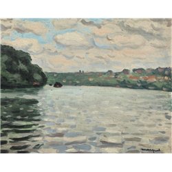 Сена, пасмурно