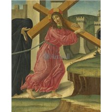 Картина на холсте по фото Модульные картины Печать портретов на холсте Христос, несущий крест