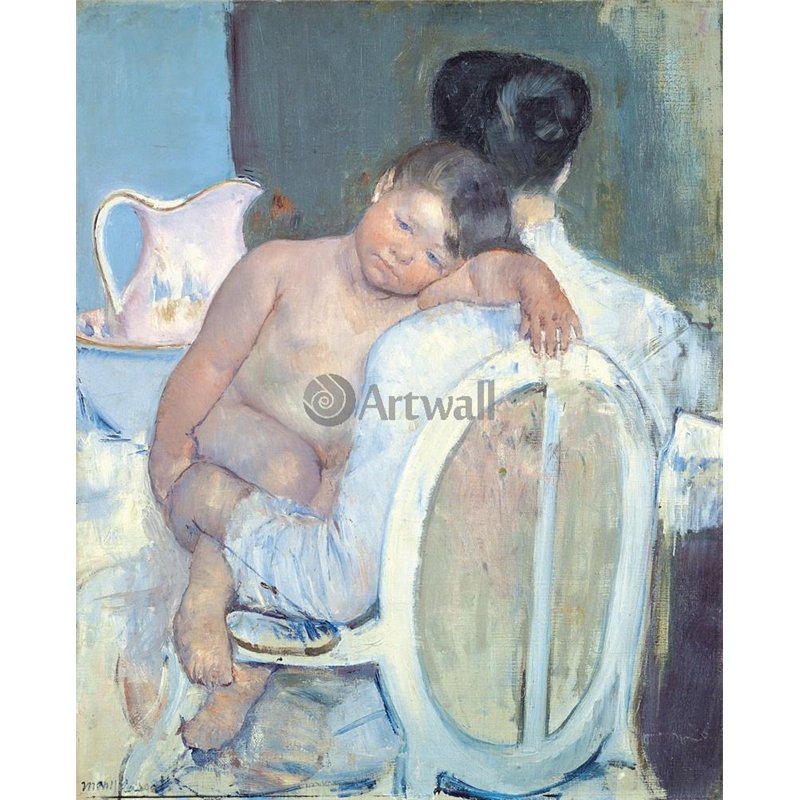 Сидящая женщина с ребенком