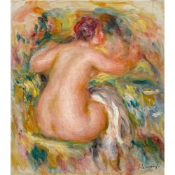 Сидящая купальщица