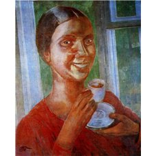 Картина на холсте по фото Модульные картины Печать портретов на холсте Этюд к чаепитию