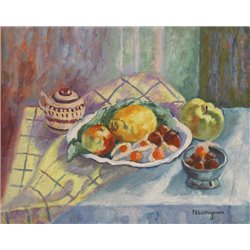 Яблоки, лимоны и физалис - Модульная картины, Репродукции, Декоративные панно, Декор стен