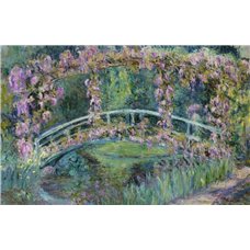 Картина на холсте по фото Модульные картины Печать портретов на холсте Японский мостик, сад Моне в Живерни