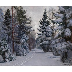 Следы на снегу