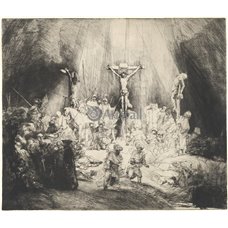 Картина на холсте по фото Модульные картины Печать портретов на холсте Христос на кресте между двумя разбойниками