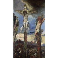 Картина на холсте по фото Модульные картины Печать портретов на холсте Христос между двумя разбойниками