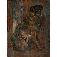 Картина на холсте по фото Модульные картины Печать портретов на холсте Эскиз собаки