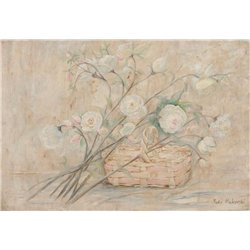 Розы с корзинкой