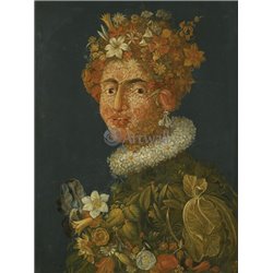 Флора, последователь Арчимбольдо - Модульная картины, Репродукции, Декоративные панно, Декор стен