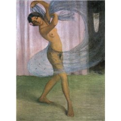 Танцовщица с вуалью - Модульная картины, Репродукции, Декоративные панно, Декор стен