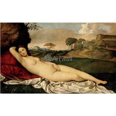 Картина на холсте по фото Модульные картины Печать портретов на холсте Спящая Венера
