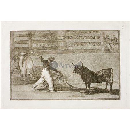 Тавромахия - лист 7. Происхождение гарпунов или бандерилий