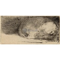 Портреты картины репродукции на заказ - Спящий щенок