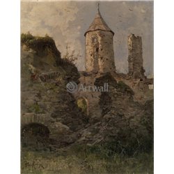 Старая крепость - Модульная картины, Репродукции, Декоративные панно, Декор стен