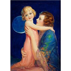 Картина на холсте по фото Модульные картины Печать портретов на холсте Соаре Уильям «Мать и дитя»