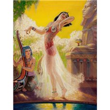 Картина на холсте по фото Модульные картины Печать портретов на холсте Соаре Уильям «Египетская танцовщица»