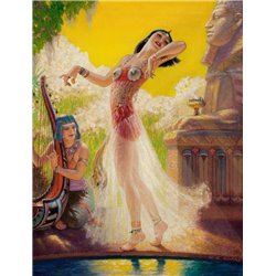 Соаре Уильям «Египетская танцовщица» - Модульная картины, Репродукции, Декоративные панно, Декор стен