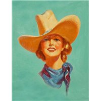 Портреты картины репродукции на заказ - Соаре Уильям «Девушка в шляпе»