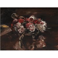 Портреты картины репродукции на заказ - Натюрморт с розами
