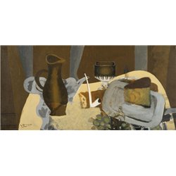 Натюрморт с трубкой - Модульная картины, Репродукции, Декоративные панно, Декор стен