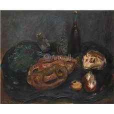 Картина на холсте по фото Модульные картины Печать портретов на холсте Натюрморт с хлебом и луком