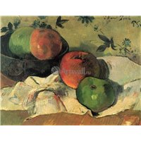 Портреты картины репродукции на заказ - Натюрморт с яблоками