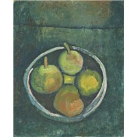 Портреты картины репродукции на заказ - Натюрморт с четырьмя яблоками