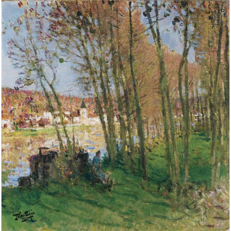 У берега реки