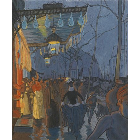 Улица Клиши, вечер, пять часов