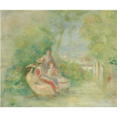 Картина на холсте по фото Модульные картины Печать портретов на холсте Молодые женщины в саду