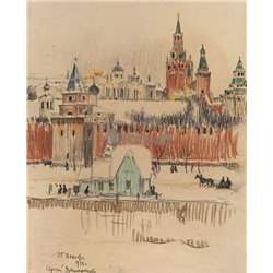 Московский кремль - Модульная картины, Репродукции, Декоративные панно, Декор стен