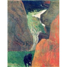 Картина на холсте по фото Модульные картины Печать портретов на холсте Морской пейзаж с коровой на скале