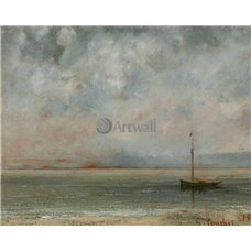 Картина на холсте по фото Модульные картины Печать портретов на холсте Морской пейзаж с лодкой