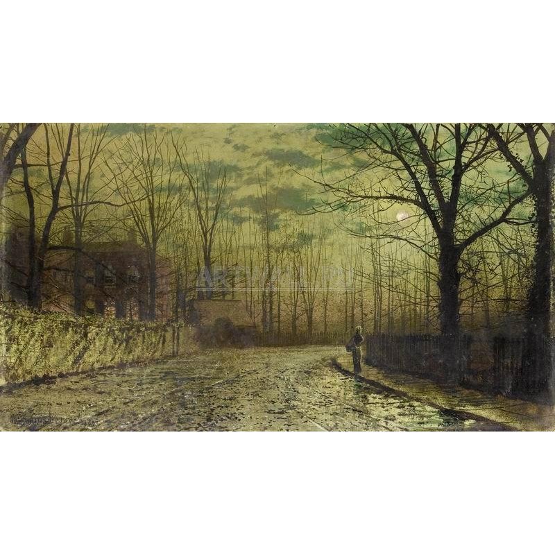 Фигура при лунном свете