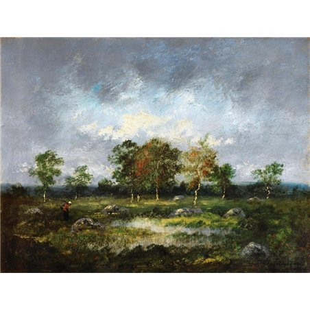 Фигура у пруда