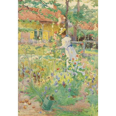 Франс Эурида «Женщина в саду»