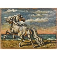Портреты картины репродукции на заказ - Лошадь на берегу моря