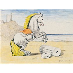 Лошадь на берегу моря - Модульная картины, Репродукции, Декоративные панно, Декор стен