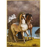 Портреты картины репродукции на заказ - Лошади на берегу моря