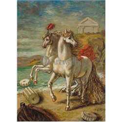 Лошади на берегу - Модульная картины, Репродукции, Декоративные панно, Декор стен