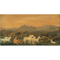 Лошади Аттики - Модульная картины, Репродукции, Декоративные панно, Декор стен