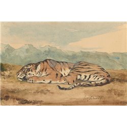 Королевский тигр - Модульная картины, Репродукции, Декоративные панно, Декор стен