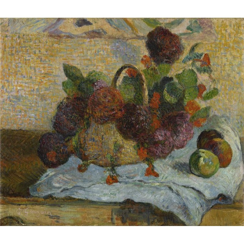 Цветы в корзине