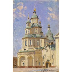 Церковь в солнечный день