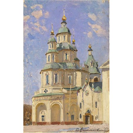 Церковь в солнечный день