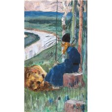 Картина на холсте по фото Модульные картины Печать портретов на холсте Инок и медведь